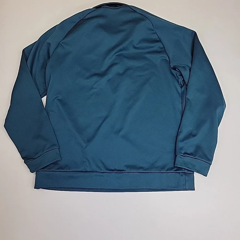 Nike Running Pullover Mens L Teal Dri-Fit Quarter Zip Top Jacket‎ Lined